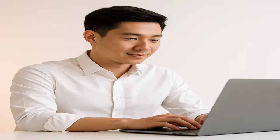 Professional analyzing ROI metrics for whitelabel digital marketing success.