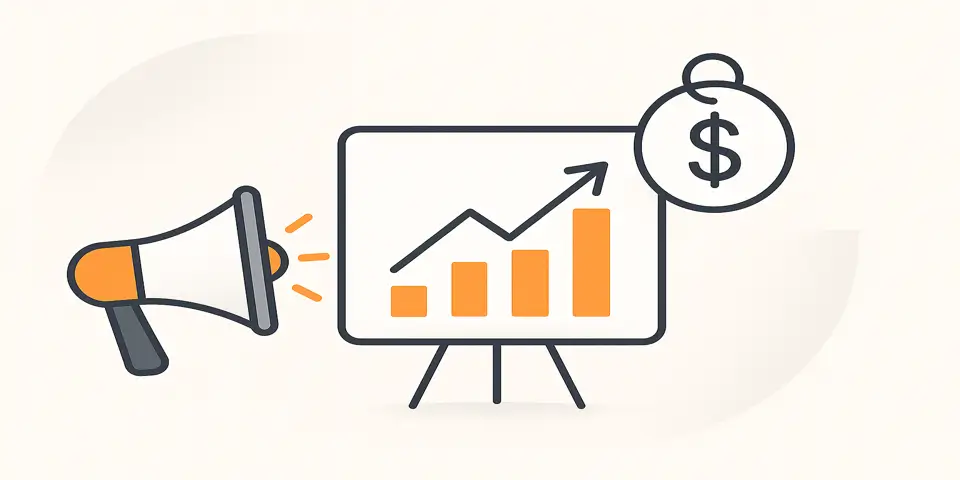 Abstract design symbolizing ROI improvement through whitelabel marketing strategies.
