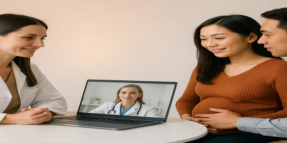 Healthcare professionals collaborating on digital transformation strategies.