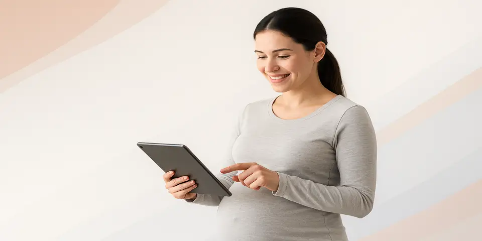 Medical professional analyzing patient data using digital tools.