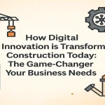 Title graphic with construction icons, digital elements, and innovation symbols on a soft gradient