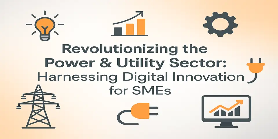 A featured visual highlighting digital innovation within the power and utility sector.