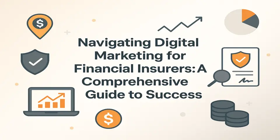 A featured visual showcasing how digital marketing empowers financial insurers.
