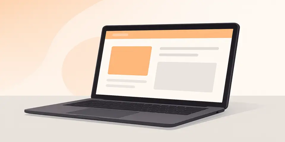 Laptop showing veterinary management software interface