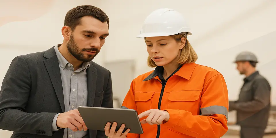 Team analyzing data to improve mining productivity through digital tools.