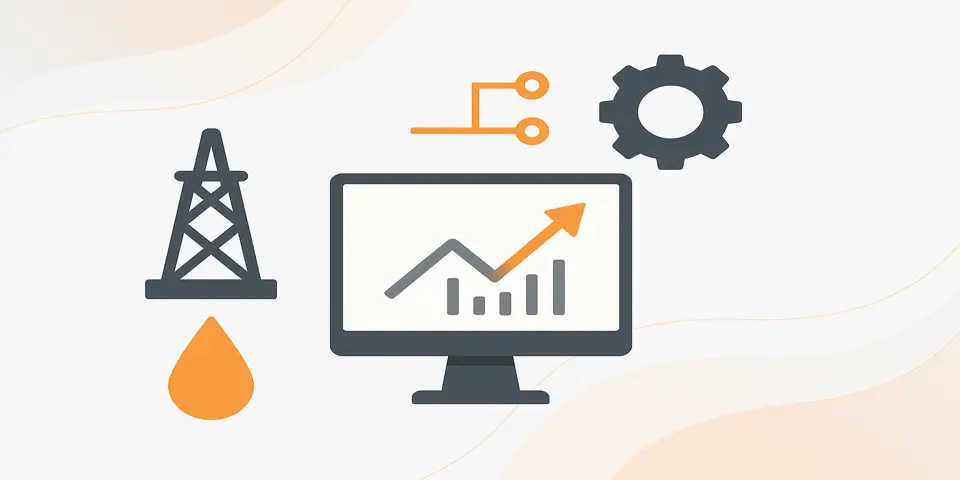 Abstract geometric visuals symbolizing modernization and business innovation.