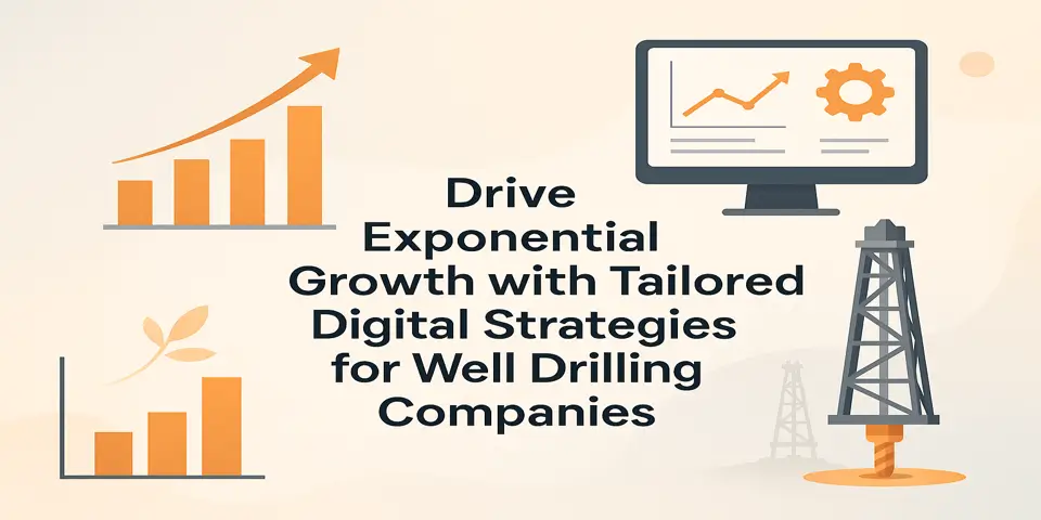 Drive Exponential Growth with Tailored Digital Strategies for Well Drilling Companies