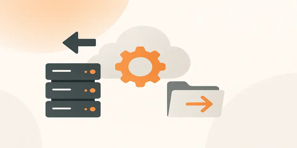 Abstract digital design showcasing cloud storage connections