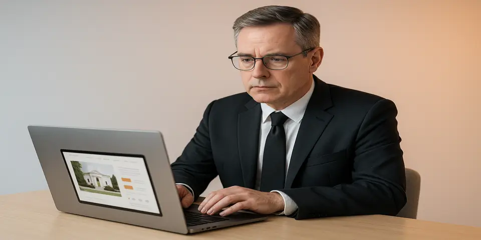 Person reviewing digital analytics and online engagement metrics on a device.