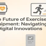 Modern digital exercise equipment with smart fitness technology and performance display features.