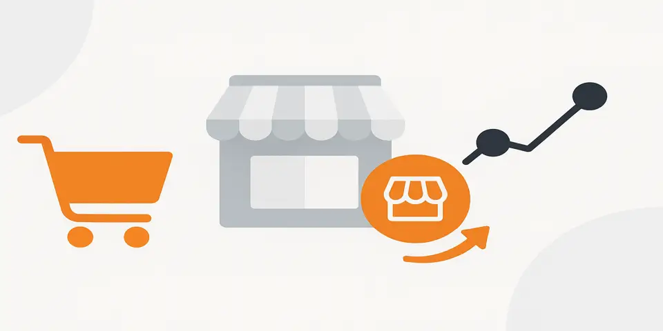 Minimal icons representing technology, growth analytics, and recreation industry innovation.