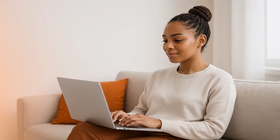 Specialist reviewing vacation rental performance metrics using a digital insights dashboard