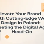 Centered web design title with surrounding UI icons such as browser windows, design elements, and creative interface components