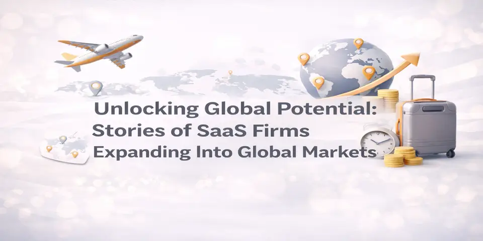 Visual overview of SaaS firms scaling across international markets