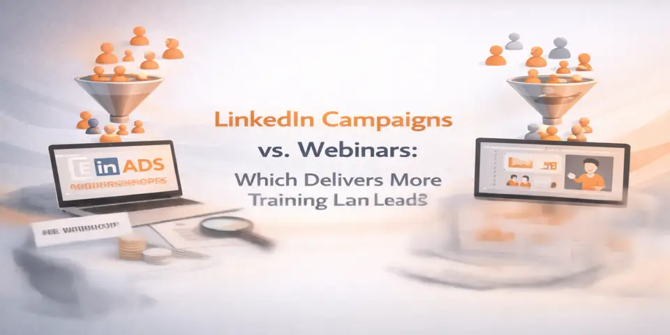 LinkedIn Campaigns vs. Webinars: Which Delivers More Training Leads?