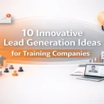 Strategic business growth elements displayed with modern training-focused visuals.