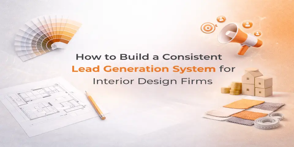 Interior design firms building a structured and consistent lead generation system
