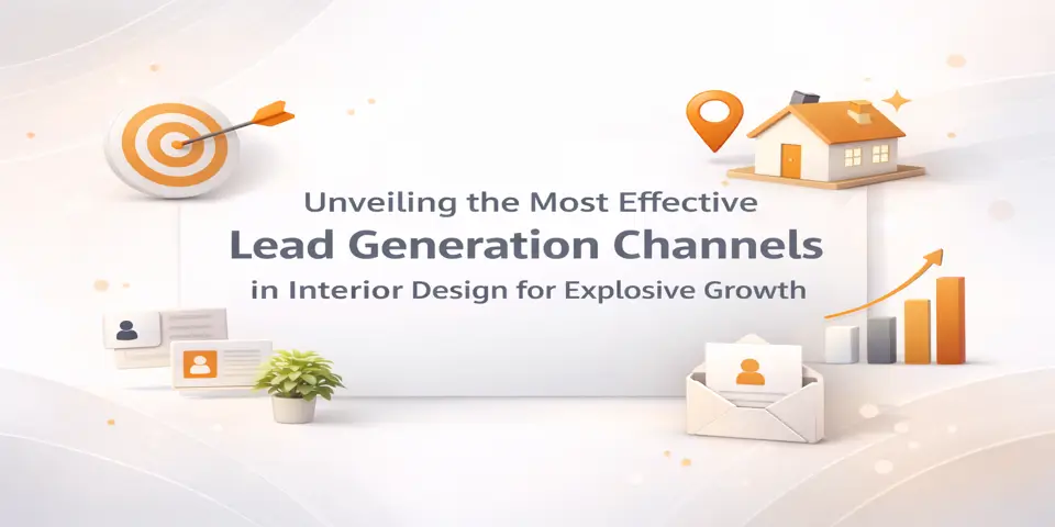 Effective lead generation channels helping interior designers achieve explosive business growth