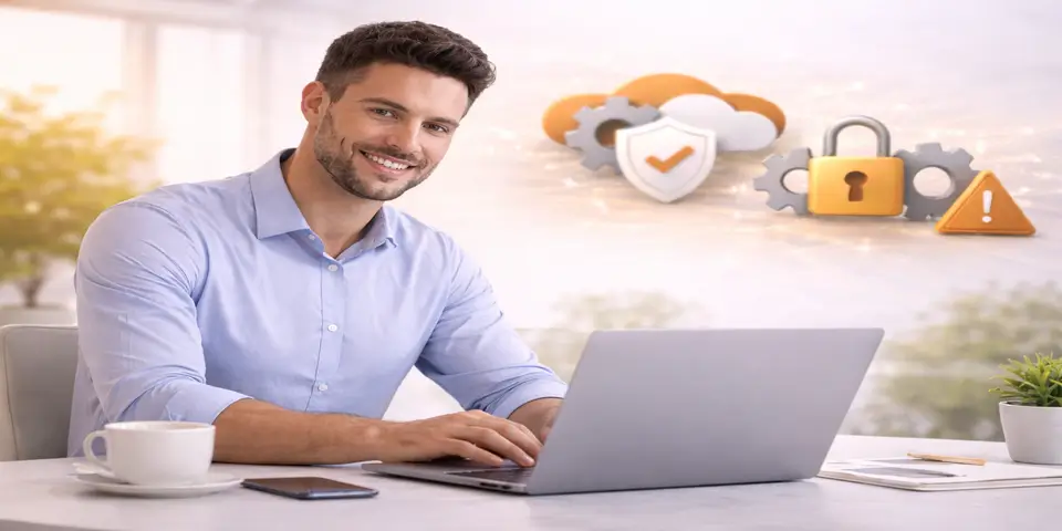 IT security specialist managing SaaS cybersecurity and compliance systems