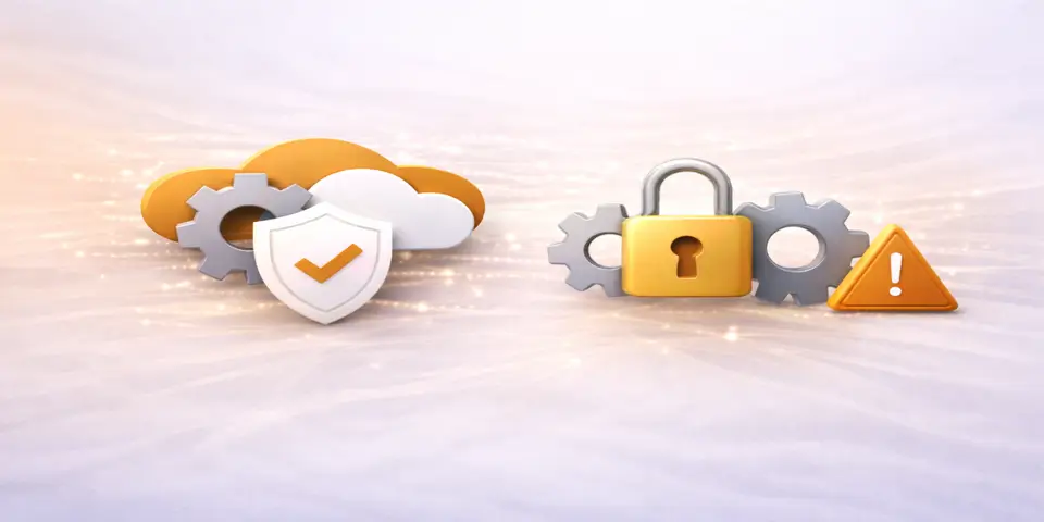 Cloud security shield and compliance infrastructure protecting SaaS platforms