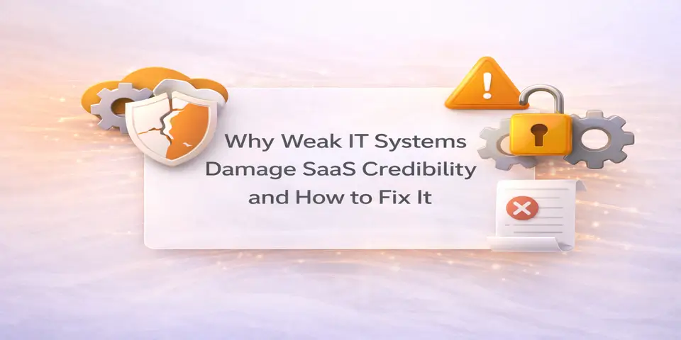 Why Weak IT Systems Damage SaaS Credibility and How to Fix It