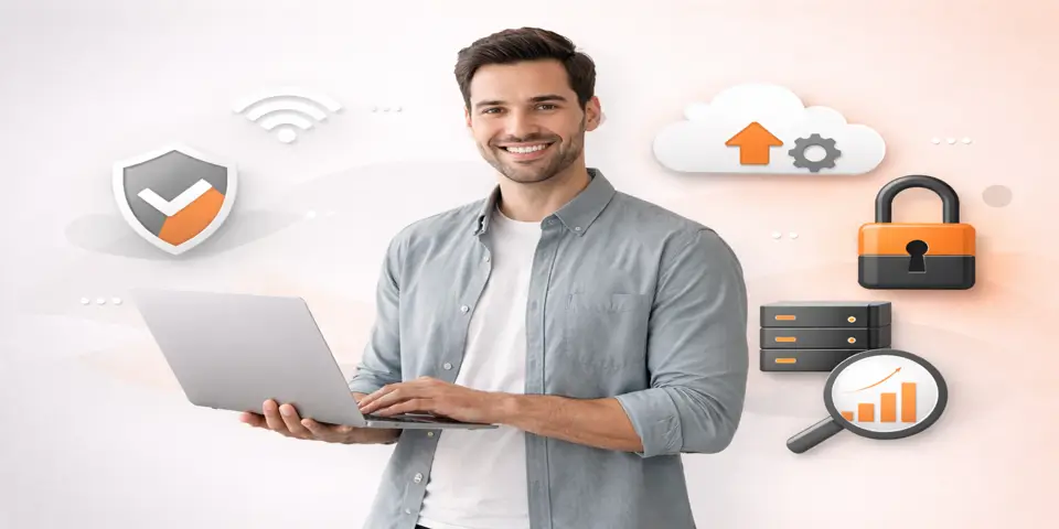 IT professional managing SaaS infrastructure security and cloud operations