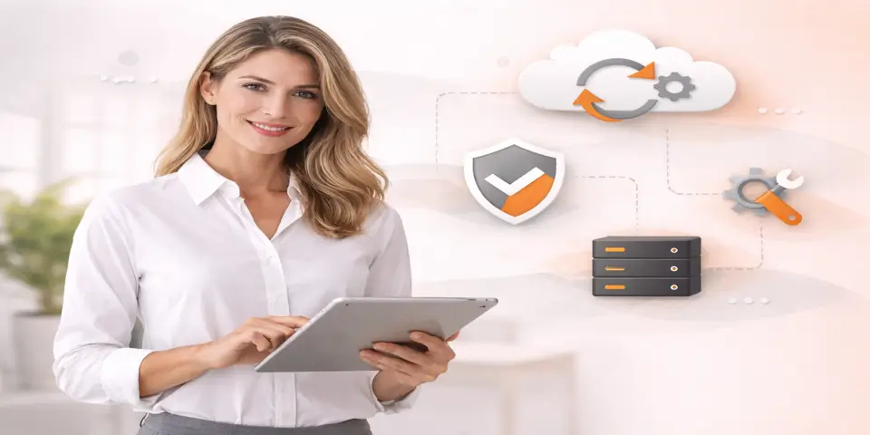 SaaS professional managing outsourced cloud operations and infrastructure systems