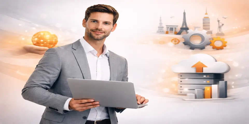 SaaS professional analyzing outsourcing trends shaping the global SaaS market