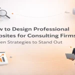 how to design professional websites for consulting firms with modern design elements