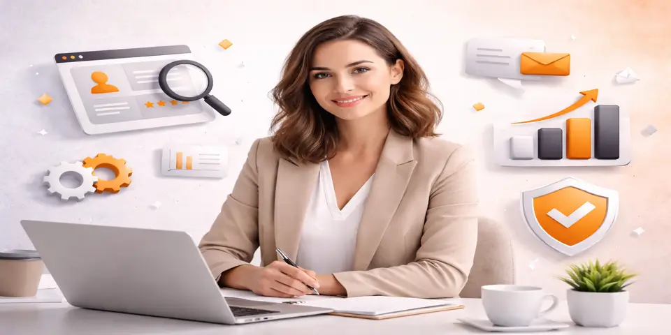 professional working on ux ui design for consulting website optimization