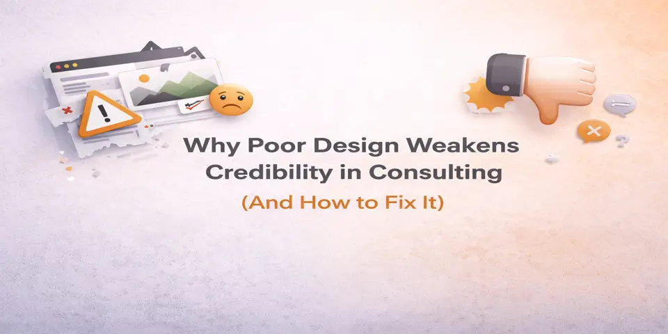 Why Poor Design Weakens Credibility in Consulting (And How to Fix It)