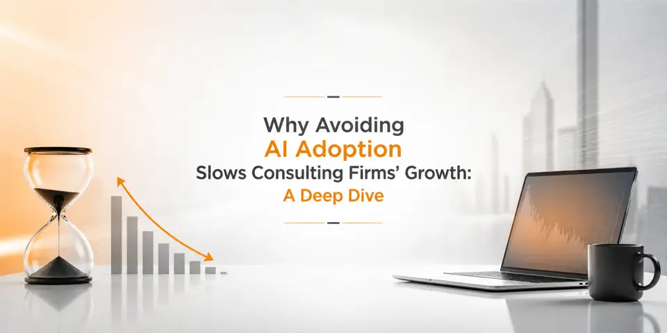 why avoiding AI adoption slows consulting firms growth featured banner for consulting business leaders
