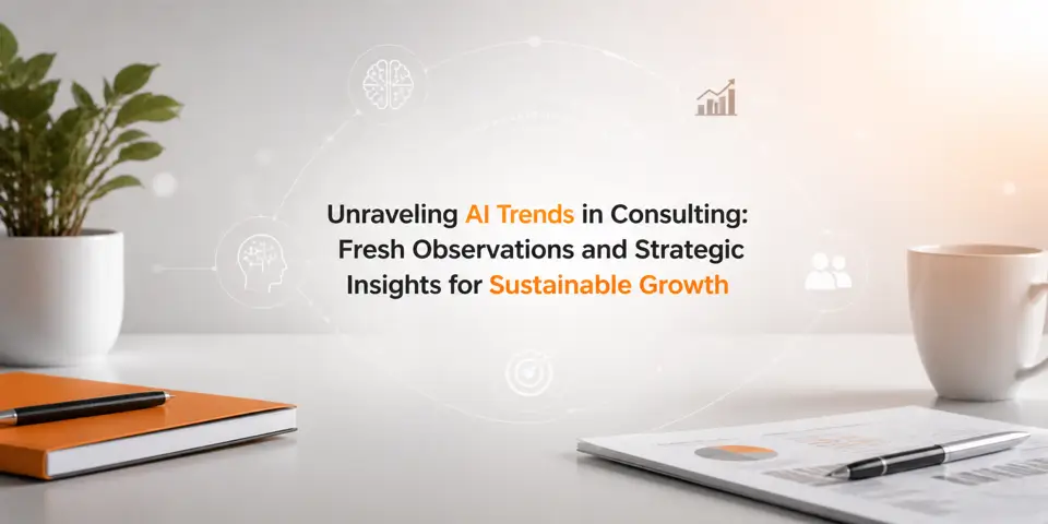 unraveling AI trends in consulting featured banner for sustainable growth and business insights