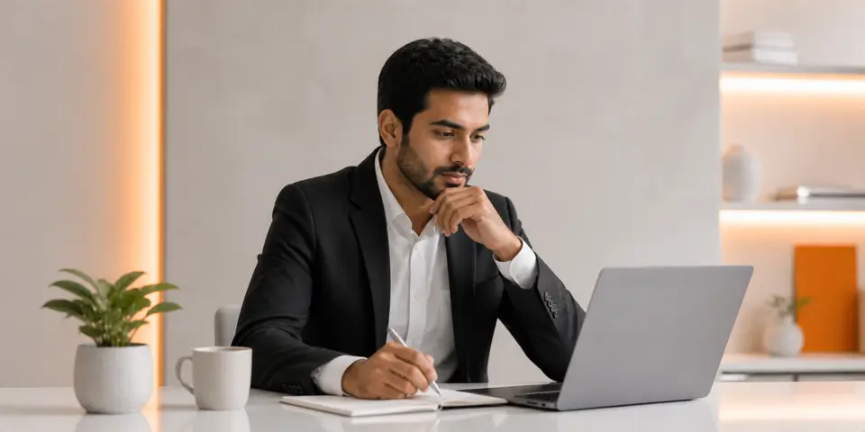 professional consultant evaluating AI tools versus human expertise for consulting strategy decisions