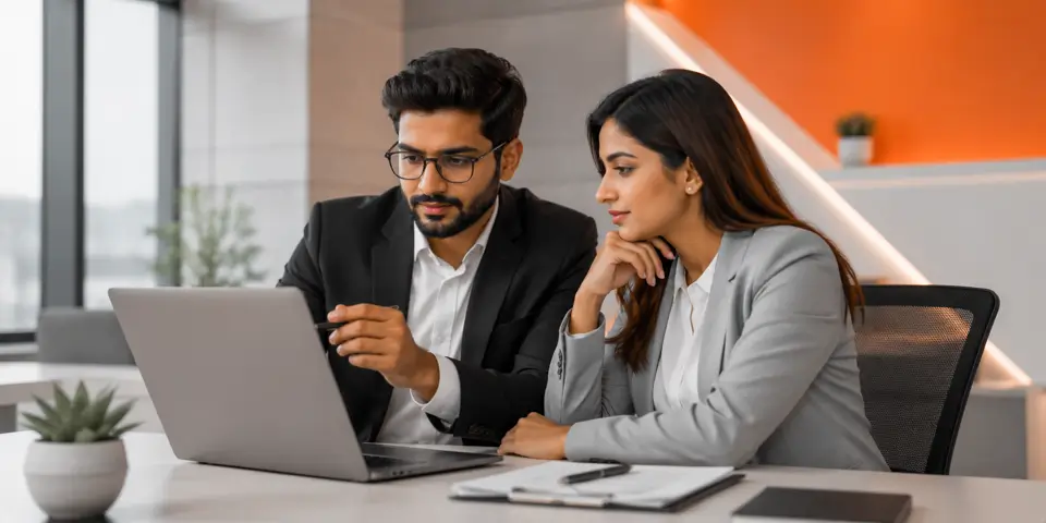 Consulting professionals collaborating on cybersecurity and data protection strategies