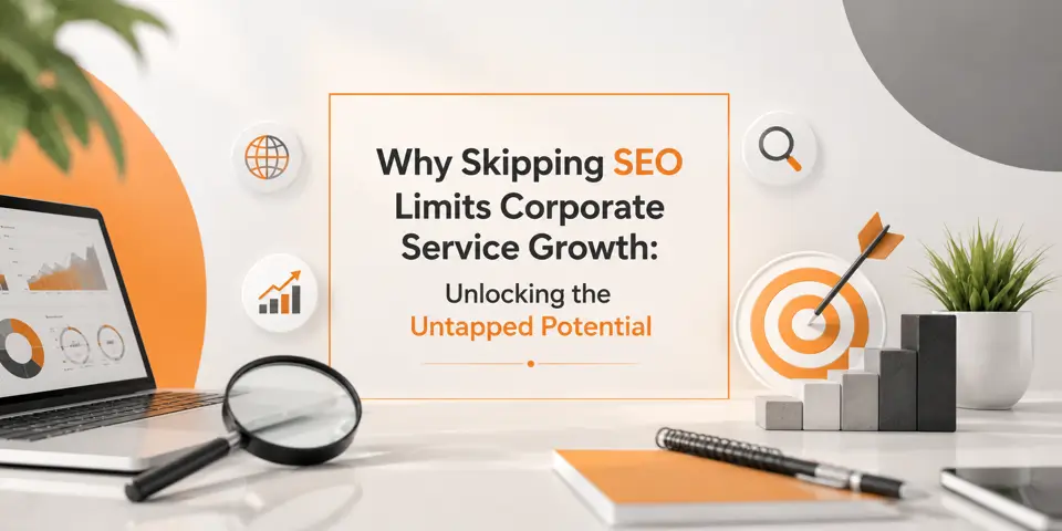 Corporate business analyzing SEO strategy to improve online visibility and business growth