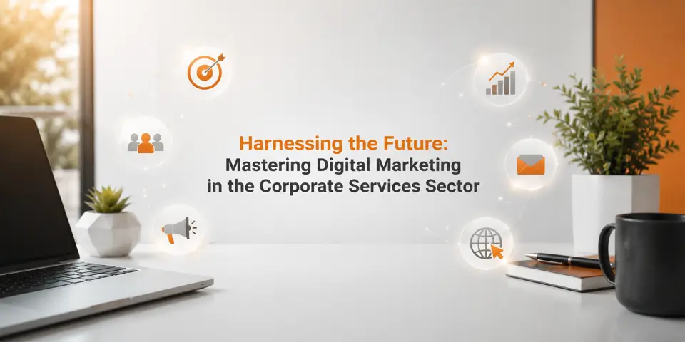 Corporate professionals embracing the future of digital marketing with modern business strategies and analytics