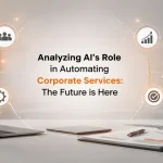 AI automation transforming corporate services through intelligent technology and business process innovation