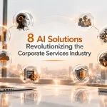 8 AI solutions revolutionizing corporate services through automation, analytics, security, and business innovation