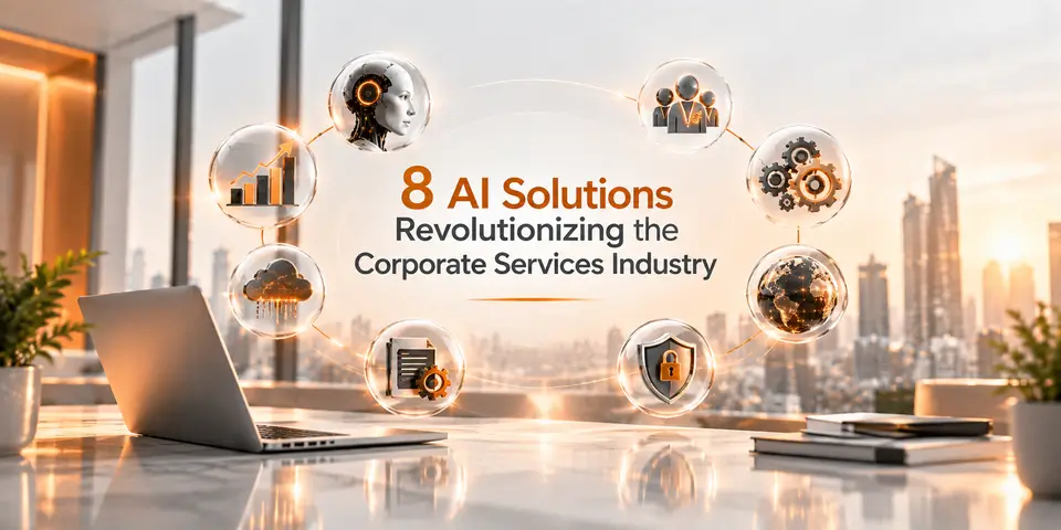 8 AI solutions revolutionizing corporate services through automation, analytics, security, and business innovation