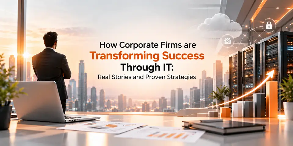Corporate firms transforming business success through IT strategies, cloud technology, data, and digital infrastructure
